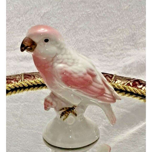Gerold Porcelain Parakeet Antique Bavarian Germany 3.5 Inches - Picture 2 of 12